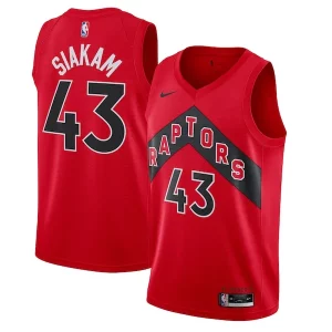 Classico Pascal Siakam Toronto Raptors Nike 2020/21 Icon Swingman Jersey Red per gli appassionati