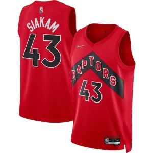 Duraturo Versatile Pascal Siakam Toronto Raptors Nike 2021/22 Diamond Swingman Jersey Icon Edition Red per gli appassionati
