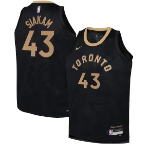 Pratico Pascal Siakam Toronto Raptors Nike Youth 2022/23 Swingman Jersey City Edition Black per gli appassionati