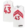 Carino Ottimo Delizioso Pascal Siakam Toronto Raptors Nike Youth Swingman Jersey Association Edition White/Red per gli appassionati