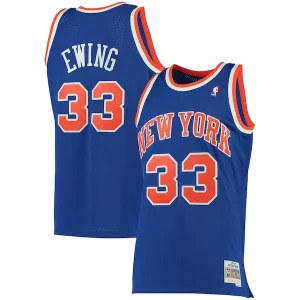 Delizioso Attraente Stupendo Patrick Ewing New York Knicks 1991/92 Big & Tall Hardwood Classics Swingman Jersey Blue per gli appassionati