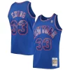 Delizioso Patrick Ewing New York Knicks 1996/97 Hardwood Classics Swingman Jersey Blue per gli appassionati