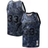 Carino Delizioso Patrick Ewing New York Knicks Hardwood Classics 1991/92 Tie Dye Swingman Jersey Black per gli appassionati