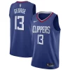 Meraviglioso Trendy Ottimo Paul George LA Clippers Nike 2019/20 Swingman Jersey Blue Icon Edition per gli appassionati