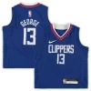 Prestigioso Ottimo Comodo Paul George LA Clippers Nike Toddler 2020/21 Replica Jersey Icon Edition Royal per gli appassionati