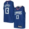 Trendy Splendido Paul George LA Clippers Nike Youth Swingman Jersey Icon Edition Royal per gli appassionati