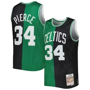 Carino Stupendo Robusto Paul Pierce Boston Celtics Hardwood Classics 2007/08 Split Swingman Jersey Black/Kelly Green per gli appassionati