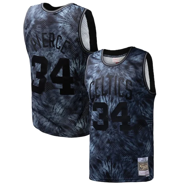 Meraviglioso Robusto Lussuoso Paul Pierce Boston Celtics Hardwood Classics 2007/08 Tie Dye Swingman Jersey Black per gli appassionati