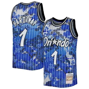 Moderno Duraturo Penny Hardaway Orlando Magic 1994/95 Hardwood Classics Lunar New Year Swingman Jersey Blue per gli appassionati