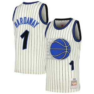 Delizioso Accattivante Penny Hardaway Orlando Magic Chainstitch Swingman Jersey Cream per gli appassionati