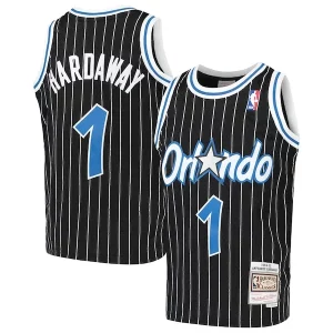 Eccezionale Penny Hardaway Orlando Magic Youth Hardwood Classics Swingman Throwback Jersey Black per gli appassionati