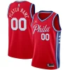 Moderno Fantastico Philadelphia 76ers Jordan Brand Swingman Custom Jersey Statement Edition Red per gli appassionati