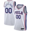 Lussuoso Philadelphia 76ers Nike 2020/21 Swingman Custom Jersey Association Edition White per gli appassionati