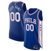 Ottimo Cool Philadelphia 76ers Nike 2021/22 Diamond Authentic Custom Jersey Icon Edition Royal per gli appassionati