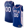 Pratico Philadelphia 76ers Nike Custom Authentic Jersey Icon Edition Royal per gli appassionati