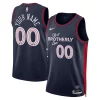 Comodo Delizioso Gorgeous Philadelphia 76ers Nike Unisex 2023/24 Custom Swingman Jersey Navy City Edition per gli appassionati