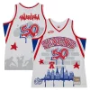 Cool Delizioso Versatile Philadelphia 76ers x Tats Cru Hardwood Classics Fashion Jersey White per gli appassionati