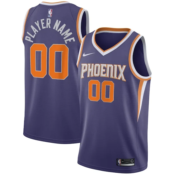 Bellissimo Cool Eccezionale Phoenix Suns Nike 2020/21 Swingman Custom Jersey Icon Edition Purple per gli appassionati