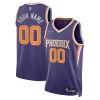 Lussuoso Phoenix Suns Nike 2021/22 Diamond Swingman Custom Jersey Icon Edition Purple per gli appassionati