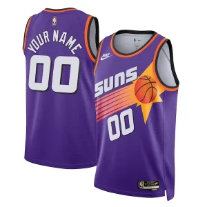 Versatile Prestigioso Attraente Phoenix Suns Nike Unisex 2022/23 Custom Swingman Jersey Classic Edition Purple per gli appassionati