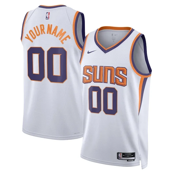 Magnifico Eccezionale Phoenix Suns Nike Unisex 2022/23 Swingman Custom Jersey White Association Edition per gli appassionati
