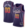 Magnifico Trendy Phoenix Suns Nike Unisex 2023/24 Custom Swingman Jersey Purple City Edition per gli appassionati