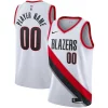 Gorgeous Pratico Lussuoso Portland Trail Blazers Nike 2020/21 Swingman Custom Jersey Association Edition White per gli appassionati