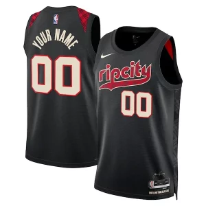 Cool Gorgeous Splendido Portland Trail Blazers Nike Unisex 2023/24 Custom Swingman Jersey Black City Edition per gli appassionati