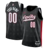Comodo Delizioso Lussuoso Portland Trail Blazers Nike Unisex 2024/25 Custom Swingman Jersey City Edition Black per gli appassionati