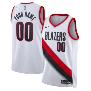 Sofisticato Prestigioso Portland Trail Blazers Nike Unisex Swingman Custom Jersey White Association Edition per gli appassionati