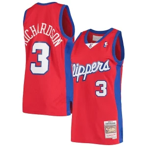 Fantastico Cool Quentin Richardson LA Clippers 2000/01 Hardwood Classics Swingman Jersey Red per gli appassionati