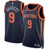 Magnifico Fascinante RJ Barrett New York Knicks Jordan Brand Unisex Swingman Jersey Statement Edition Navy per gli appassionati
