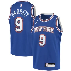 Comodo Versatile Robusto RJ Barrett New York Knicks Jordan Brand Youth 2020/21 Swingman Player Jersey Statement Edition Blue per gli appassionati