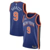 Moderno RJ Barrett New York Knicks Nike Unisex 2023/24 Swingman Jersey Blue City Edition per gli appassionati