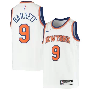 Classico RJ Barrett New York Knicks Nike Youth Swingman Jersey Association Edition White per gli appassionati