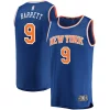 Pratico Carino RJ Barrett New York Knicks Replica Fast Break Jersey Blue Icon Edition per gli appassionati