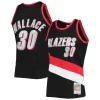 Classico Magnifico Rasheed Wallace Portland Trail Blazers 1999/00 Hardwood Classics NBA 75th Anniversary Diamond Swingman Jersey Black per gli appassionati