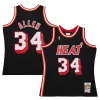 Raffinato Resistente Ray Allen Miami Heat 2013/14 Hardwood Classics Swingman Jersey Black per gli appassionati