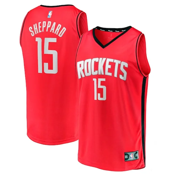 Delizioso Duraturo Classico Reed Sheppard Houston Rockets Youth 2024 NBA Draft Fast Break Player Jersey Icon Edition Red per gli appassionati