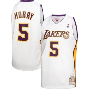 Versatile Fascinante Bellissimo Robert Horry Los Angeles Lakers 2001/02 Hardwood Classics Swingman Jersey White per gli appassionati