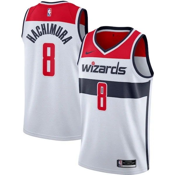 Lussuoso Rui Hachimura Washington Wizards Nike 2020/21 Swingman Jersey White Association Edition per gli appassionati