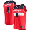 Sofisticato Rui Hachimura Washington Wizards Replica Fast Break Jersey Red Icon Edition per gli appassionati