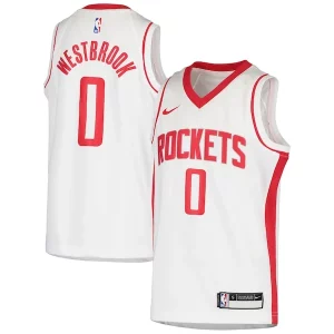 Attraente Sofisticato Robusto Russell Westbrook Houston Rockets Nike Youth Swingman Jersey Association Edition White per gli appassionati