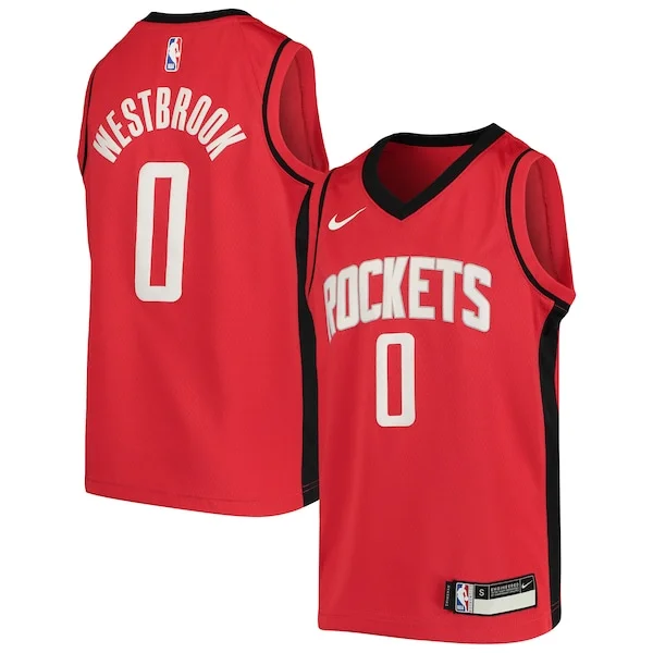 Gorgeous Delizioso Russell Westbrook Houston Rockets Nike Youth Swingman Jersey Icon Edition Red per gli appassionati