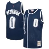 Moderno Russell Westbrook Oklahoma City Thunder 2015/16 Swingman Jersey Blue per gli appassionati