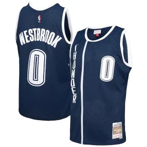 Moderno Russell Westbrook Oklahoma City Thunder 2015/16 Swingman Jersey Blue per gli appassionati