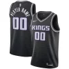 Raffinato Sacramento Kings Nike Swingman Custom Jersey Black Statement Edition per gli appassionati