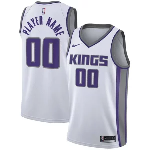 Accattivante Sacramento Kings Nike Swingman Custom Jersey White Association Edition per gli appassionati