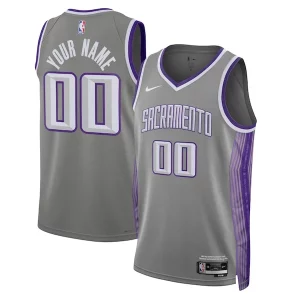 Eccezionale Trendy Accattivante Sacramento Kings Nike Unisex 2022/23 Swingman Custom Jersey City Edition Black per gli appassionati