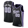 Versatile Bellissimo Sacramento Kings Nike Unisex Swingman Custom Jersey Icon Edition Black per gli appassionati